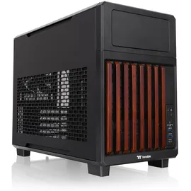 Thermaltake TR200 WS | Micro Chassis | Micro‐ATX/Mini‐ITX | 360mm AIO Support | 7× 120mm Fan Support | 5.25" Drive Bay | USB‐C | Schwarz