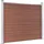 vidaXL WPC Sichtschutzzaun Element Set 526 x 146 cm braun