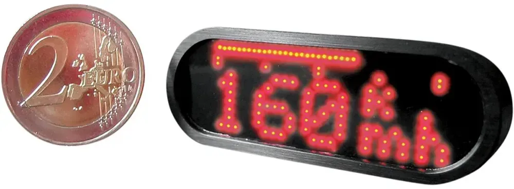 Motogadget Motoscope Mini Tachometer - Anodized / Black - One Size