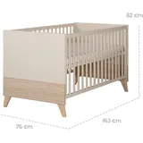 roba Babybett Sidney - - - 70x140 cm - Babymöbel, Babybetten, Gitterbett