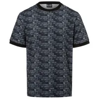 Emporio Armani T-Shirt T-Shirt mit Logo-Muster in Schwarz, EU