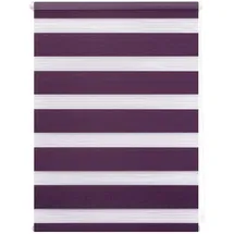 Lichtblick Duo Rollo / Doppelrollo Klemmfix 45 x 150 cm brombeer