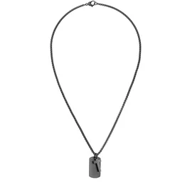 FYNCH-HATTON Kette mit Anhänger Edelstahl Schwarz