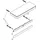 Hansgrohe Ablage Axor universal 300mm, polished black chrome