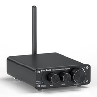 Fosi Audio BT10A Bluetooth 5.0 Stereo Audio Verstärker Empfänger 2 Kanal Klasse D Mini Hi-Fi Integrierter Verstärkter Geeignet für Lautsprecher zu Hause 50W x2 TPA3116