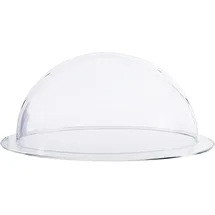 HMF 46740 Halbkugel aus Acryl mit Krempe, DIY Acrylhaube, Ø 40 cm, Transparent