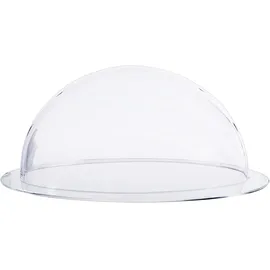 HMF 46740 Halbkugel aus Acryl mit Krempe, DIY Acrylhaube, Ø 40 cm, Transparent