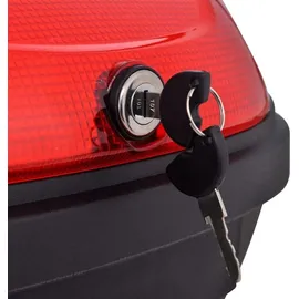 vidaXL Motorrad-Topcase 72 l Schwarz