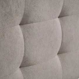 beautysofa Ecksofa VINCI mit Schlaffunktion und Bettkasten, Cappuccino Velo 624, Uniwersalle Ottomane - Creme