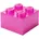 Room Copenhagen Storage Top Lid pink/transparent