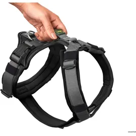 Hunter Maldon Up Hundegeschirr Schwarz/Grau S-M