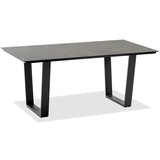 Niehoff Tisch Noah Trapezkufe anthrazit - 220 x 95 cm HPL Beton-Design