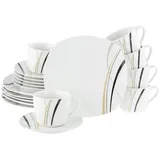 CreaTable Square Kaffeeservice 18-tlg. weiß