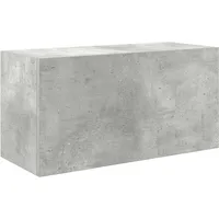 VidaXL Bad-Wandschrank Betongrau 60x25x30 cm Holzwerkstoff