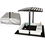 needs&wants WONDERMAKE Design Sandkasten mit Dach solarca1