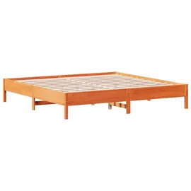 vidaXL Massivholzbett 180 x 200 cm Braun