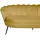 VCM ebuy24 Sofa 3 Personen Velour Curry Gelb