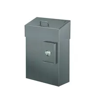All Care MediQo-line Hygiene-Abfallbehälter + Sanitärbeutelspender Rostfreier Stahl, 10L