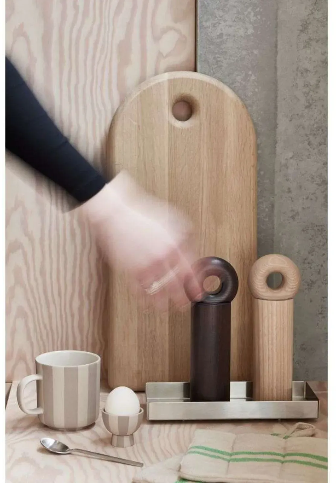 Tabletts OYOY Living Design, Metallisch, Metall - 23.5 - 10 - 3