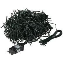 ECD Germany LED Lichterkette spritzwassergeschützt 36 m Grün
