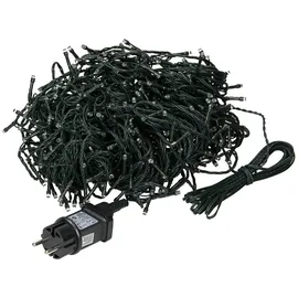 ECD Germany LED Lichterkette spritzwassergeschützt 36 m Grün