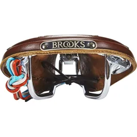 Brooks England B17 Narrow Carved 279 x 151 mm Braun