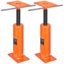 Vevor Wagenheber 2er-Pack, Höhenbereich 12 bis 16 Zoll, maximale Tragkraft pro Einheit 9700 lbs, verstellbarer Stützbalken, zum Nivellieren, Teleskop-Stahlheber für vorübergehende Unterstützung