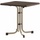 Sieger Boulevard-Klapptisch mit mecalit-Pro-Platte 70 x 70 x 72 cm champagner/schieferdekor mocca