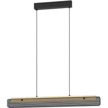 EGLO Kokomo-Z 1-flg. 5 cm schwarz/natur