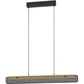 EGLO Kokomo-Z 1-flg. 5 cm schwarz/natur