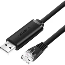 UGREEN CM204, RS232 Konsolenkabel USB Rj45 Console Cable Black 1,5 m