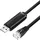 UGREEN CM204, RS232 Konsolenkabel USB Rj45 Console Cable Black 1,5 m