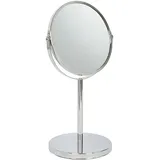 1x Standspiegel 18.5cm x 34.5cm Chrom Badezimmer Tisch Bilden Eitelkeit Rasieren