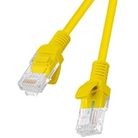 LANBERG PCU6-10CC-0050-Y Netzwerkkabel Gelb 0,5 m Cat6 U/UTP (UTP)