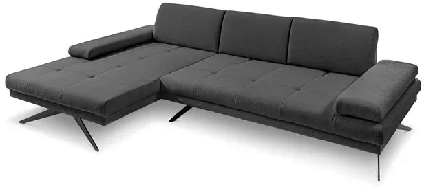 SOMETA Ecksofa Fly Stoff Black