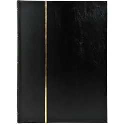 Exacompta Briefmarkenalbum 22,5x30,5cm 64 Seiten schwarz