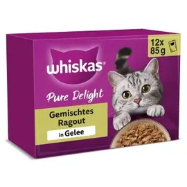 Whiskas Pure Delight Gemischtes Ragout in Gelee 48 x 85 g