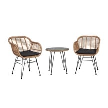 Trendline Balkon-Set Larisa 3-tlg. braun