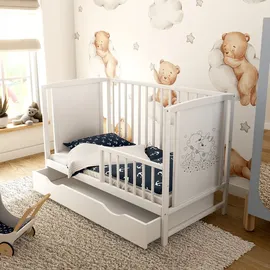 Baby-Delux Mia Weiß 60 x 120 cm