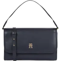 Tommy Hilfiger Schultertasche Klein Leather Space Blue
