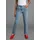 Jeans Annett Damen Gr 17 K L Gr blau Jeans Obermaterial 98 Baumwolle 2 Elasthan clean Basic normal lang Jeans bequeme Passform 5-Pocket-Style hohe Taille Topseller