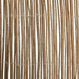 vidaXL Weidenzaun 120 x 300 cm Braun/Holz