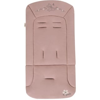 hauck Universal Sitzauflage für Buggys, Kinderwagen, Kinderfahrradanhänger, Baumwolle, Atmungsaktiv, Weich, Einfache Befestigung, Sommer & Winter (Disney Bambi Rose)