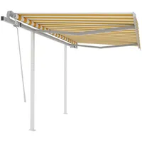 VidaXL Markise 350 cm x 250 cm gelb