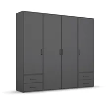 Rauch Voyager 187 x 194 x 53 cm graumetallic 4 Türen