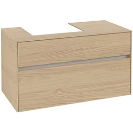 Villeroy & Boch Collaro Waschbeckenunterschrank 100 x 55 cm Nordic Oak