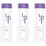 Wella Repair Shampoo 3x250 ml