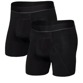 SAXX Kinetic Light-Compression Mesh Boxershorts Schwarz XS