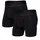 SAXX Kinetic Light-Compression Mesh Boxershorts Schwarz XS