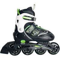 Muuwmi Inlineskates »Verstellbarer Kinderinliner grün, mit Protektoren und Tasche«, grün